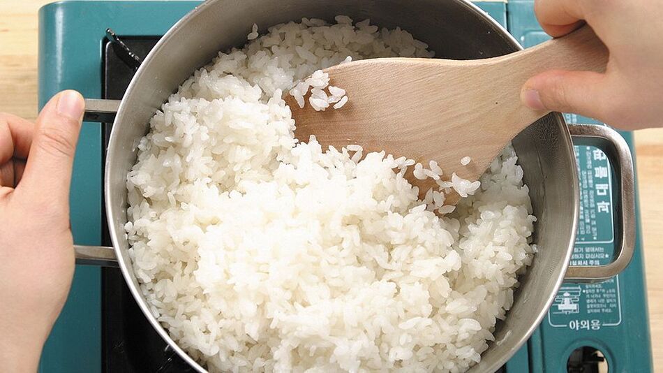 clean the body of parasites with rice